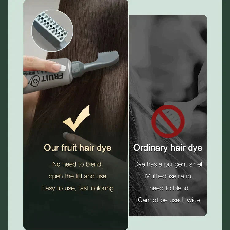 🔥Hot Sale🔥Fruit Essence Hair Dyeing Comb（50% OFF）