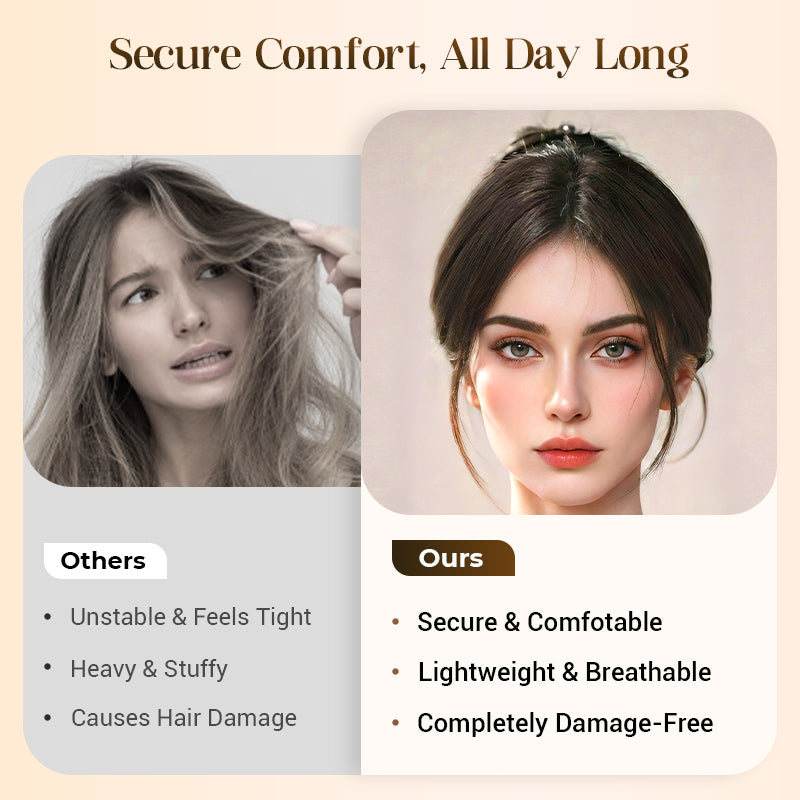 Partial Bangs Hair Piece